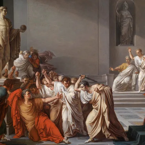 Vincenzo Camuccini - La morte di Cesare