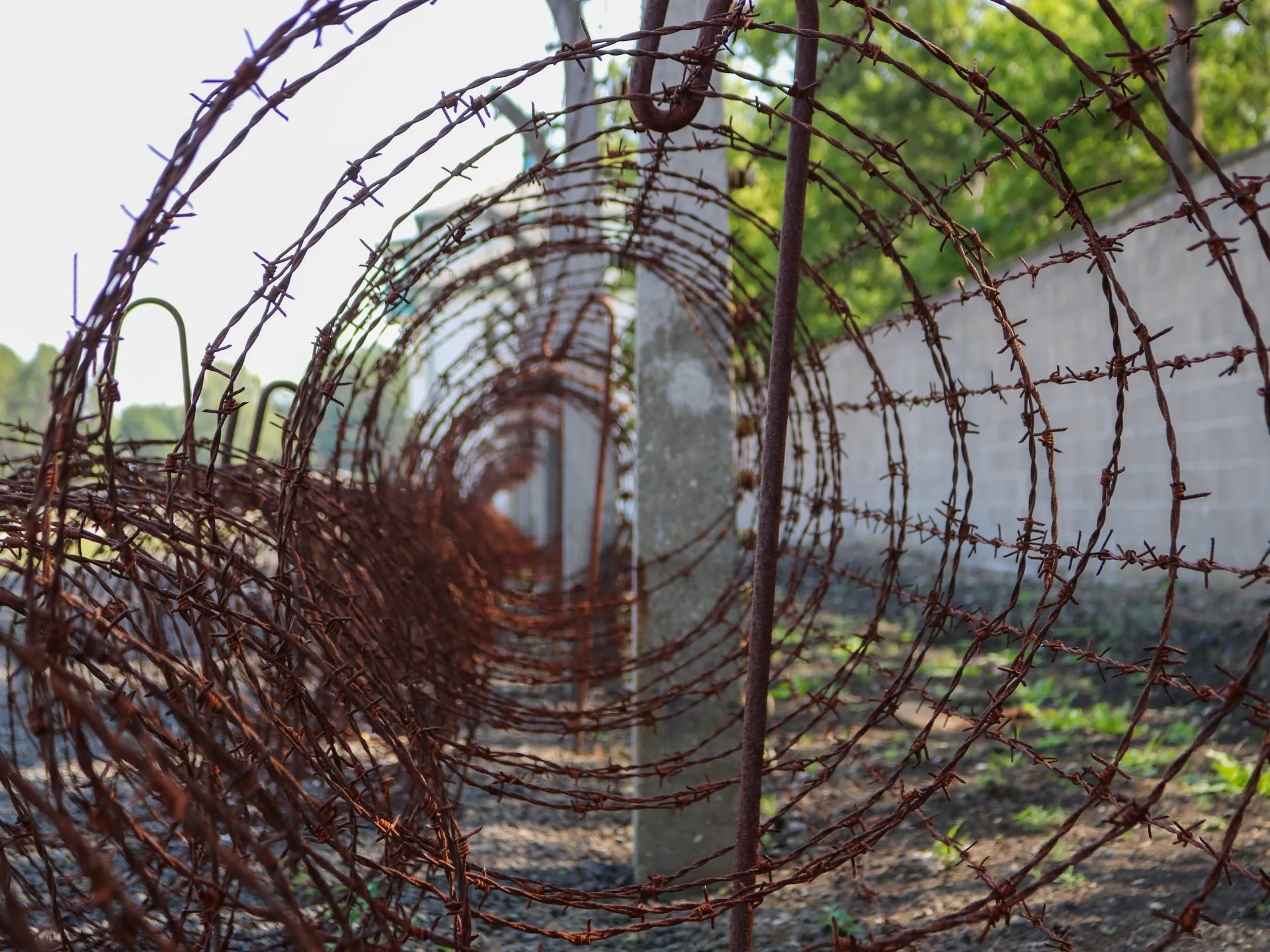 alambre espino sachsenhausen