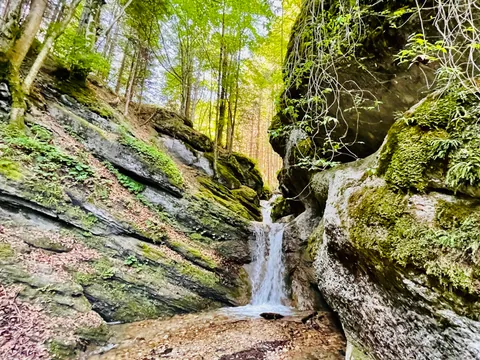 Las cascadas de agua te sorprenderán a lo largo del camino, dando un toque todavía más atractivo a este recorrido.