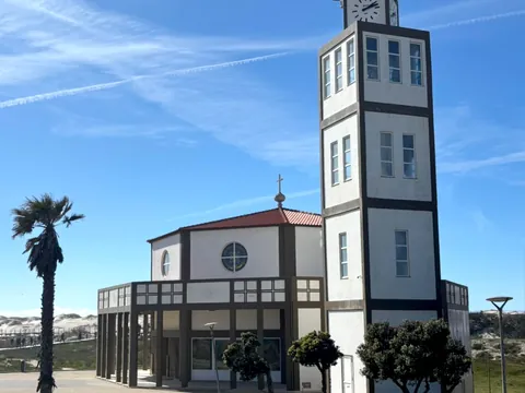 Iglesia en Costa Nova, Portugal