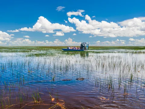 paseo Hidrodeslizador Parque natural Everglades tour Guiado