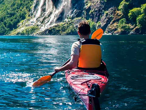 Excursión en kayak por la costa de Llanes, Asturias