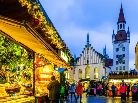 Marienplatz Múnich Navidad