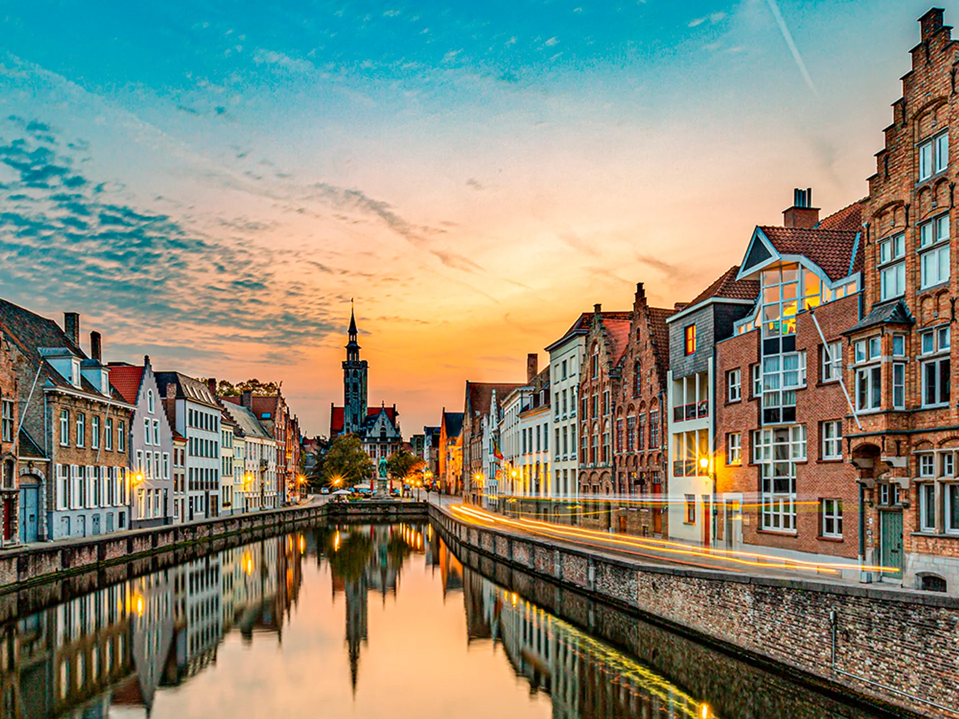 Canal principal de Brujas - Buendía Tours