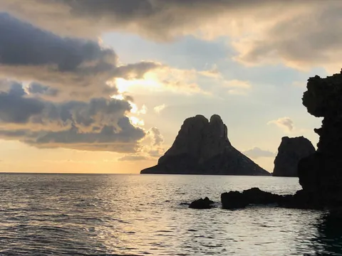 Lancha Rapida Ibiza atardecer
