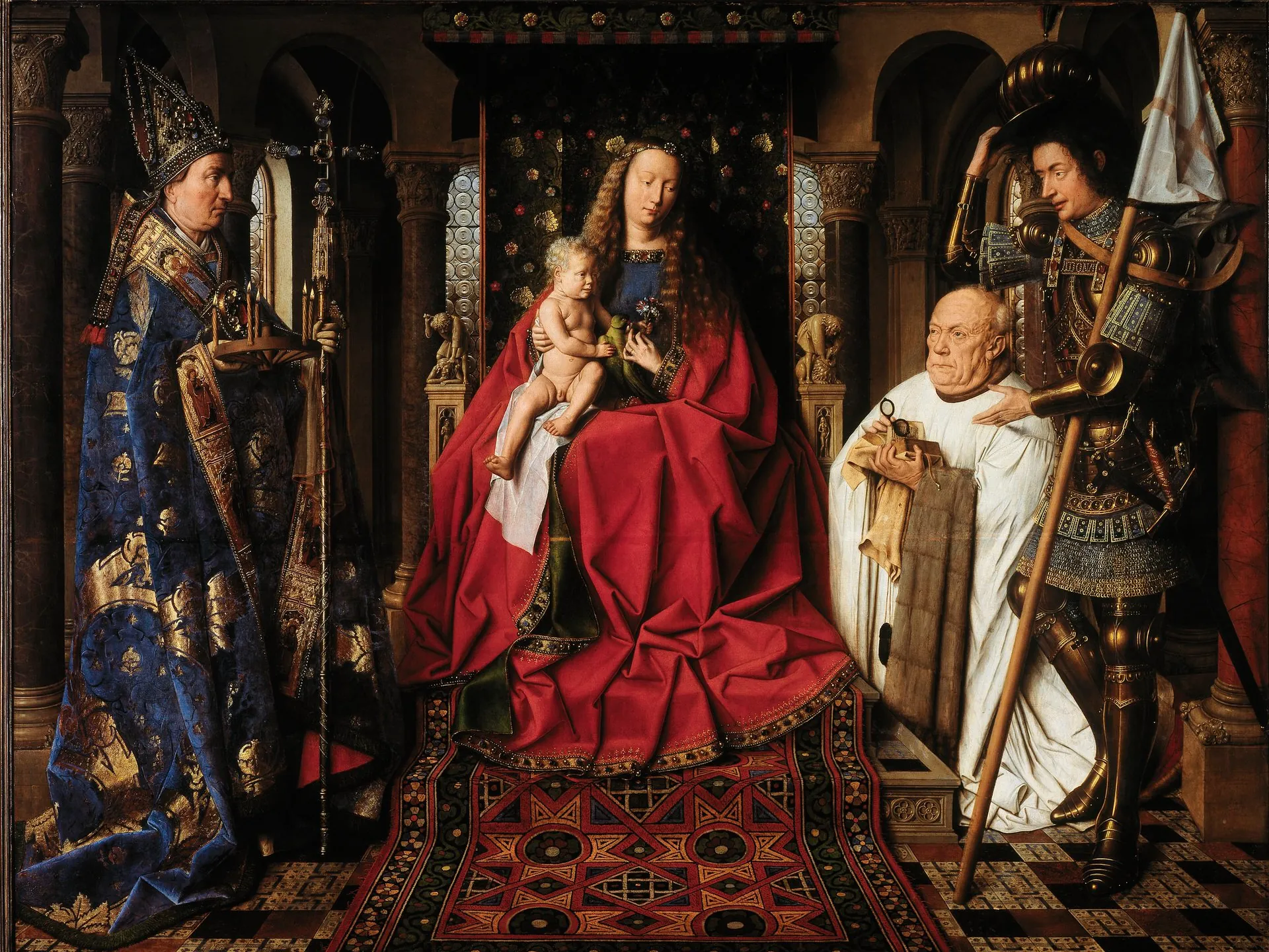 Jan Van Eyck: Virgen del canónigo Van der Paele