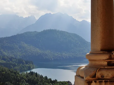 vistas desde Interior Castillo excursión Castillo Neuschwanstein desde Múnich Muncih