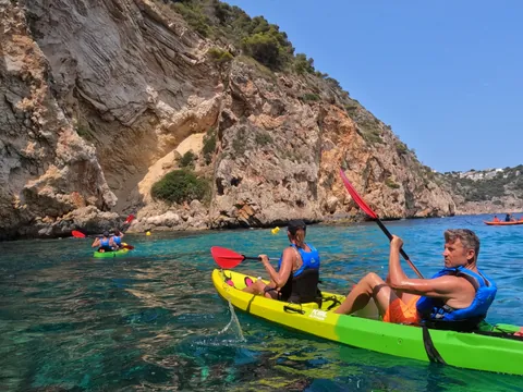 excursión Kayak Javea Cala Granadella Comunidad Valenciana