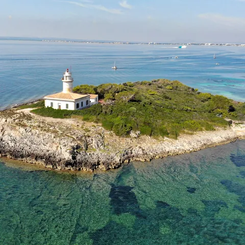 Faro de Aucanada, Bahía de Pollensa