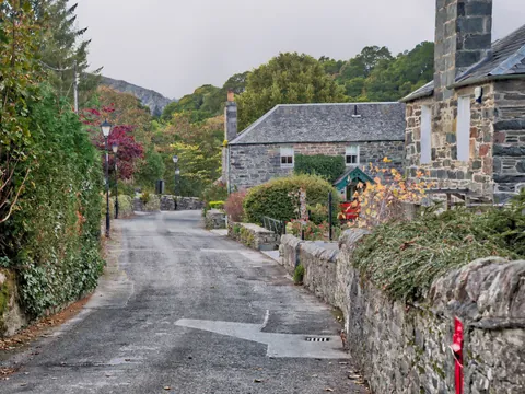 Pitlochry, un idílico pueblo de casas victorianas de piedra.