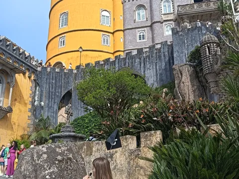 Guía de buendía en Palacio da Pena, Sintra, Portugal