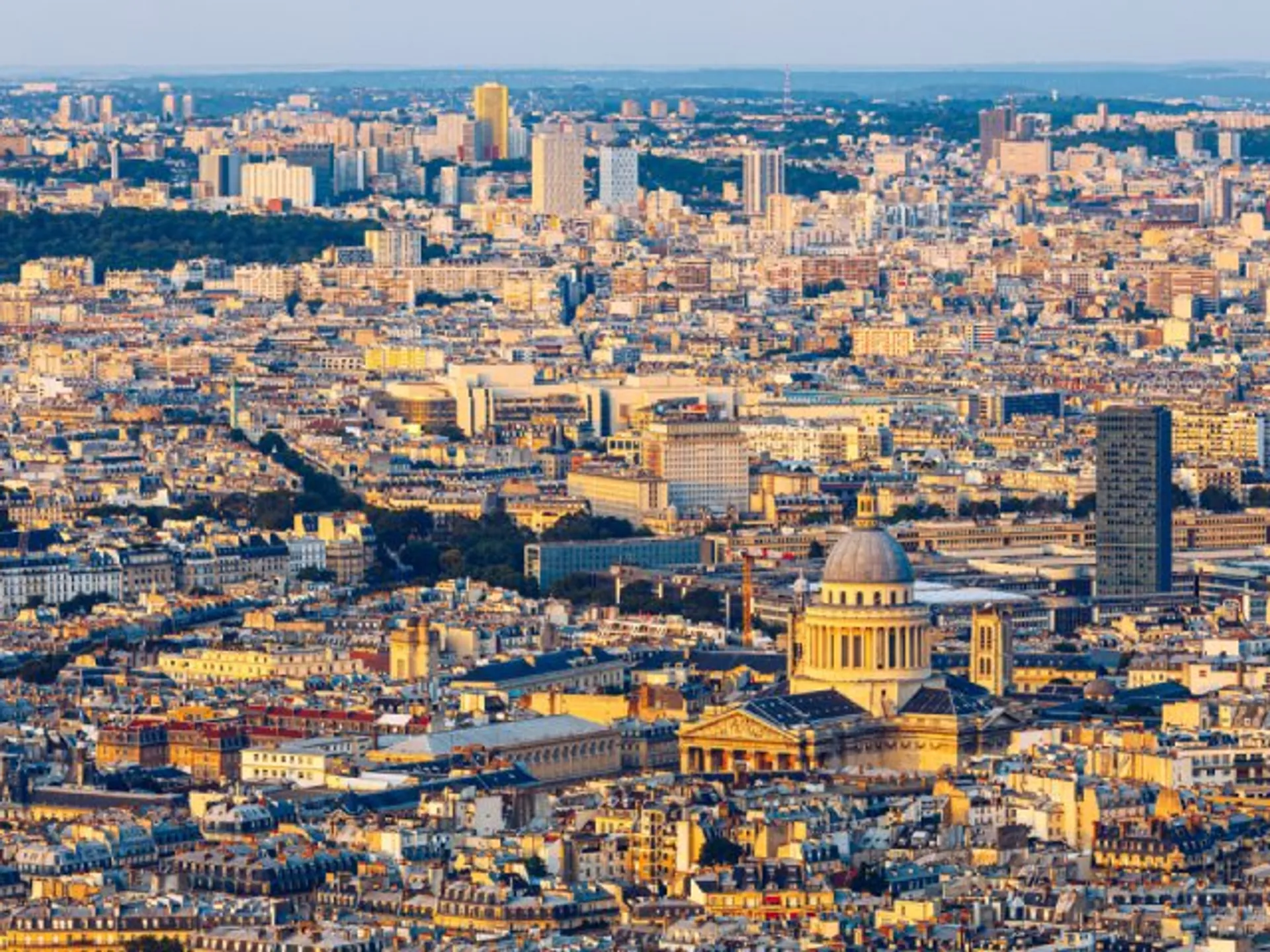 Vista aérea Barrio Latino París, Buendía Tours