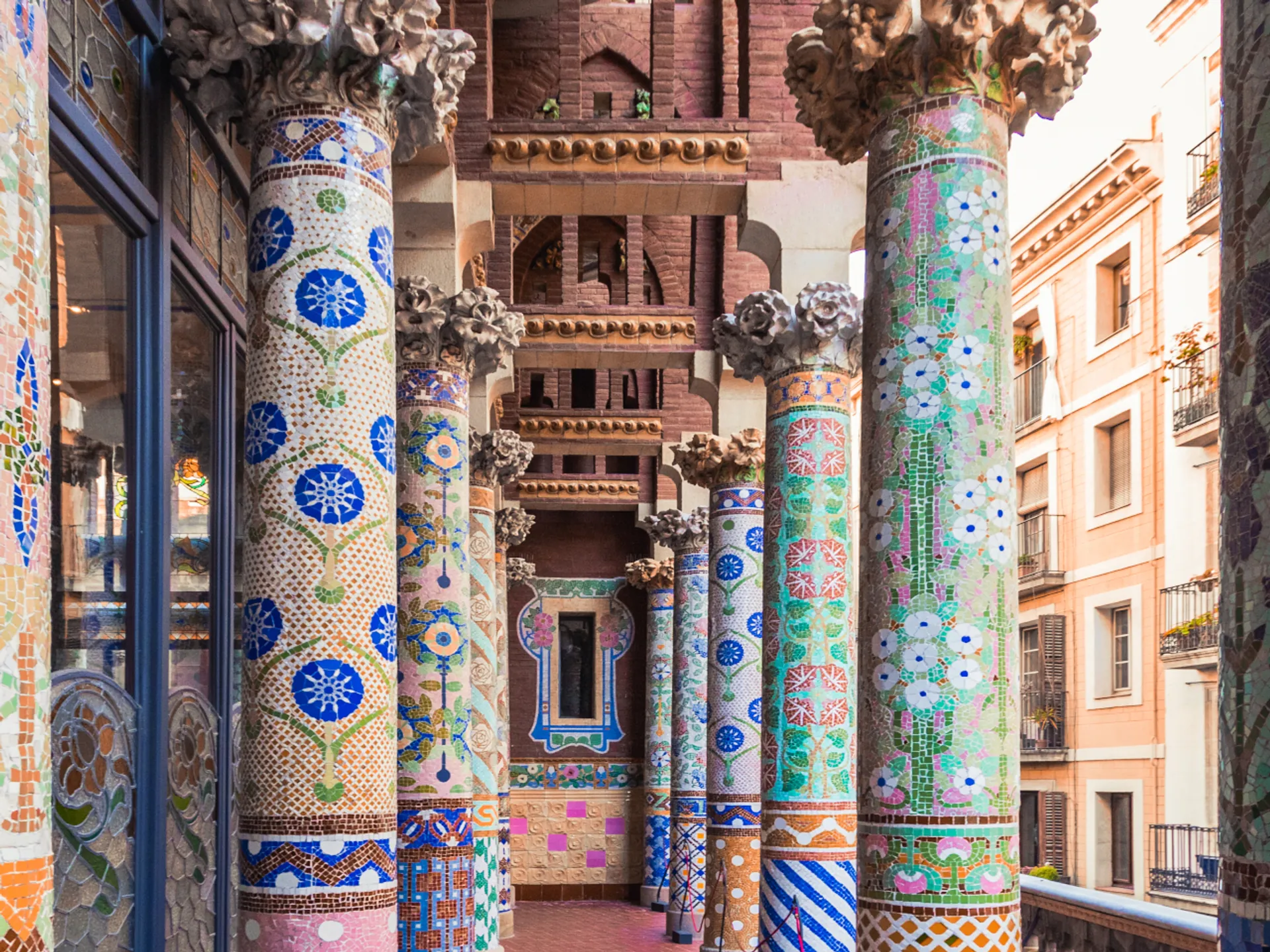 Sala Lluís Millet en el Palau de la Música Catalana - Palau de la Música Catalana de Barcelona - Qué ver en Barcelona - Guía de Viajes Barcelona - Buendía Tours