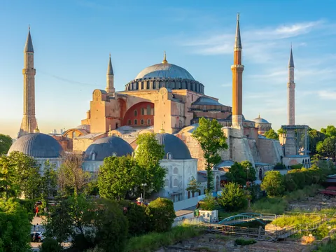 Mezquita Azul en el barrio de Sultanahmet, Estambul
