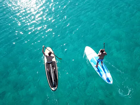 Paddle Surf Laguna isla Lobos Corrajelo Sup Canarias