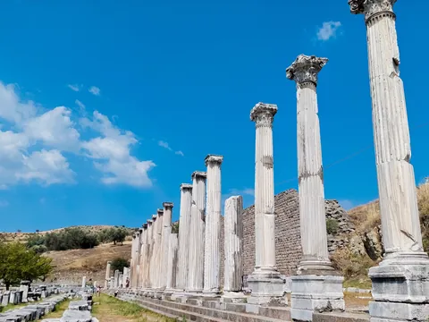 Santuario de Ascelpion, uno de los principales atractivos de Pérgamo.