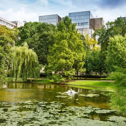 El estanque del Parque Leopoldo-Parques y Jardines Bruselas - Guía de Viajes Bruselas