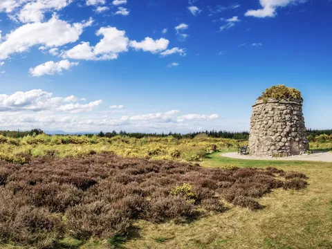 Campo de batalla de Culloden en Escocia, lugar de la derrota de los Jacobitas en 1476