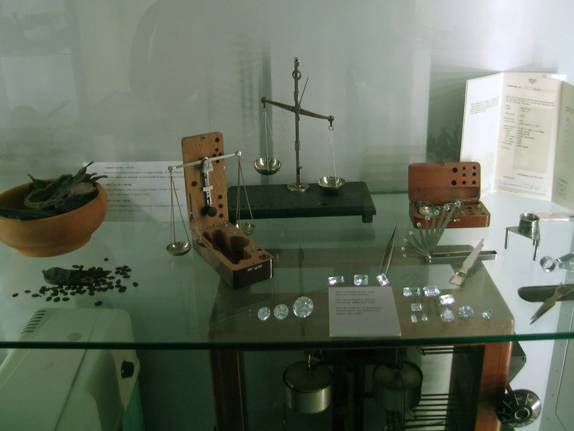 Interior del Museo del Diamante en Brujas