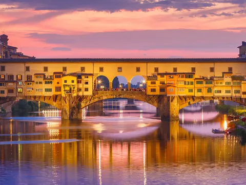Puente famoso de Florencia