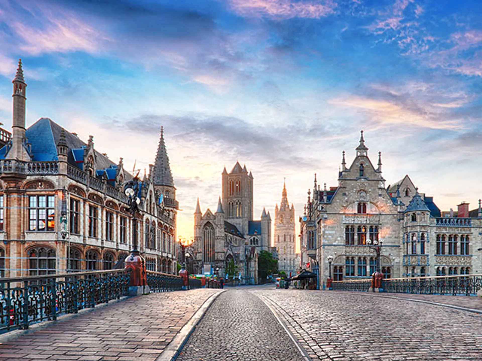 Ciudad medieval de Gante-Fin de semana en Bruselas , Bélgica en 48 h