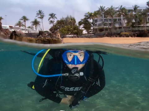 Bautismo de buceo en Puerto del Carmen