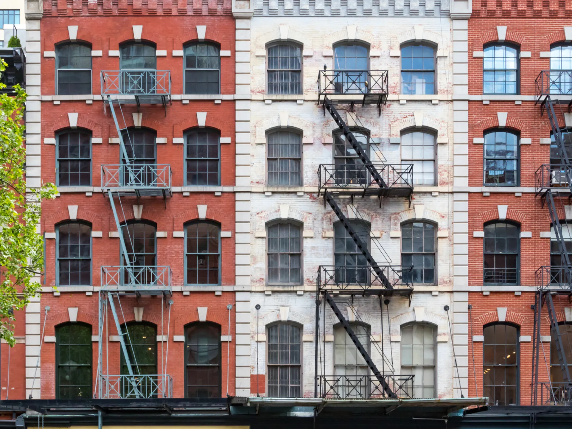 Fachadas del Barrio de TriBeCa - Barrio de TriBeCa - Qué ver en Nueva York - Guía de Viajes Nueva York - Buendía Tours