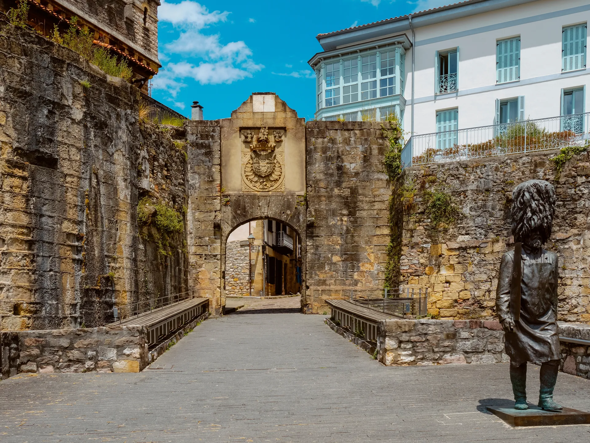 perímetro amurallado hondarribia