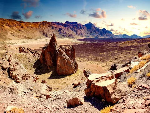 excursión Parque Nacional Teide visita guiada Llano Ucanca español Transporte Canarias