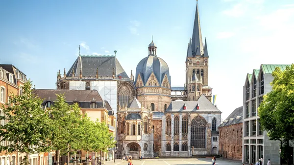 Catedral de Aachen, declarada Patrimonio de la Humanidad por la Unesco.