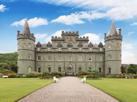 Castillo de Inveraray, sede del Clan Campbell y hogar de los Duques de Argyll.