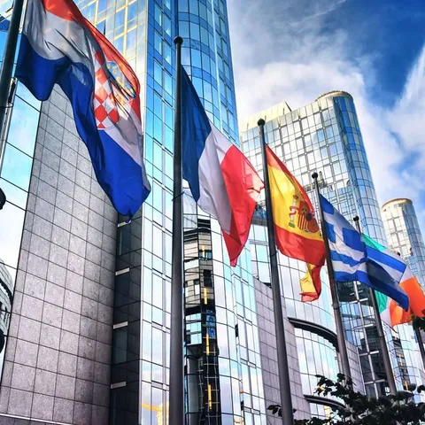 Banderas en la Comisión Europea