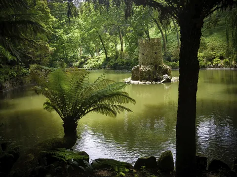 Jardines del Palacio da Pena, Sintra, Lisboa, Portugal