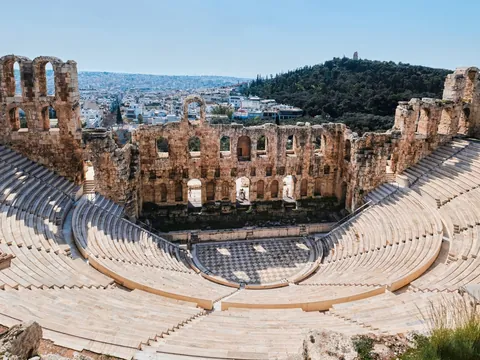 Odeón de Herodes Ático, Acrópolis de Atenas, Grecia