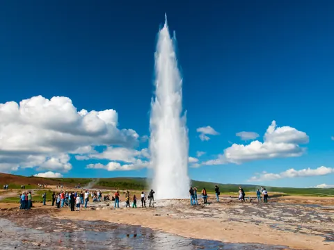 Geiser Strokkur Circulo Dorado