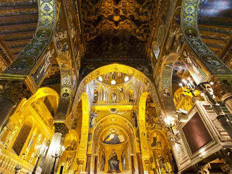 visita guiada Interior Capilla Palatina Palermo