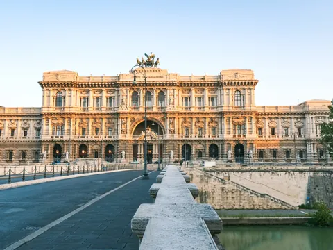 Palacio de Justicia (Corte di Cassazione) en Roma.