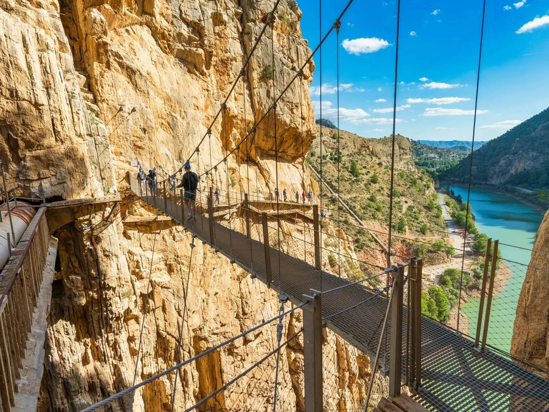 Puente colgante del Caminito del Rey