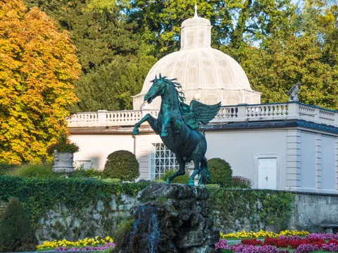 Fuente Pegasus Sonrias Lagrimas tour Salzburgo
