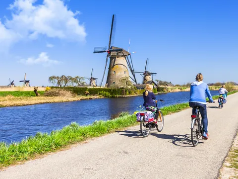 Bicicletas tour en Bici por Campiña Holandesa paseo en barco Asmsterdam