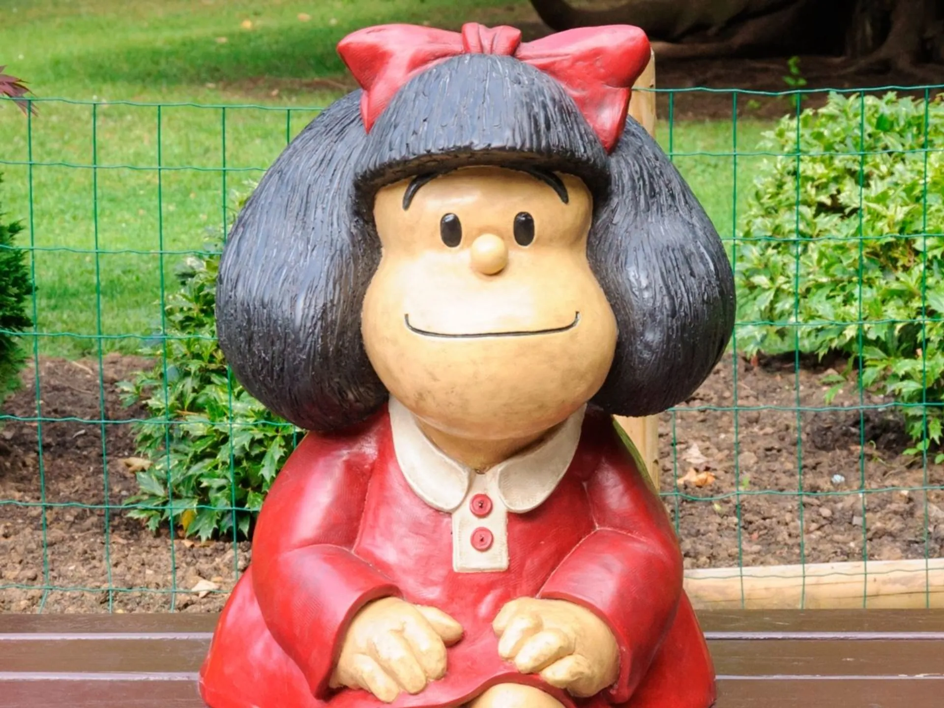 Mafalda en Parque San Francisco - Guía de viajes Oviedo - Buendía Tours