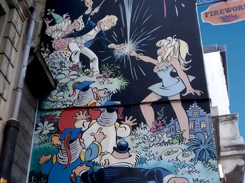 visita guiada Bruselas Comics Viñetas Graffiti Grafitti Graffitti Street Art Arte Urbano Bélgica