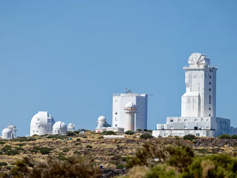 Infraestructura del Observatorio del Teide, en la isla de Tenerife.