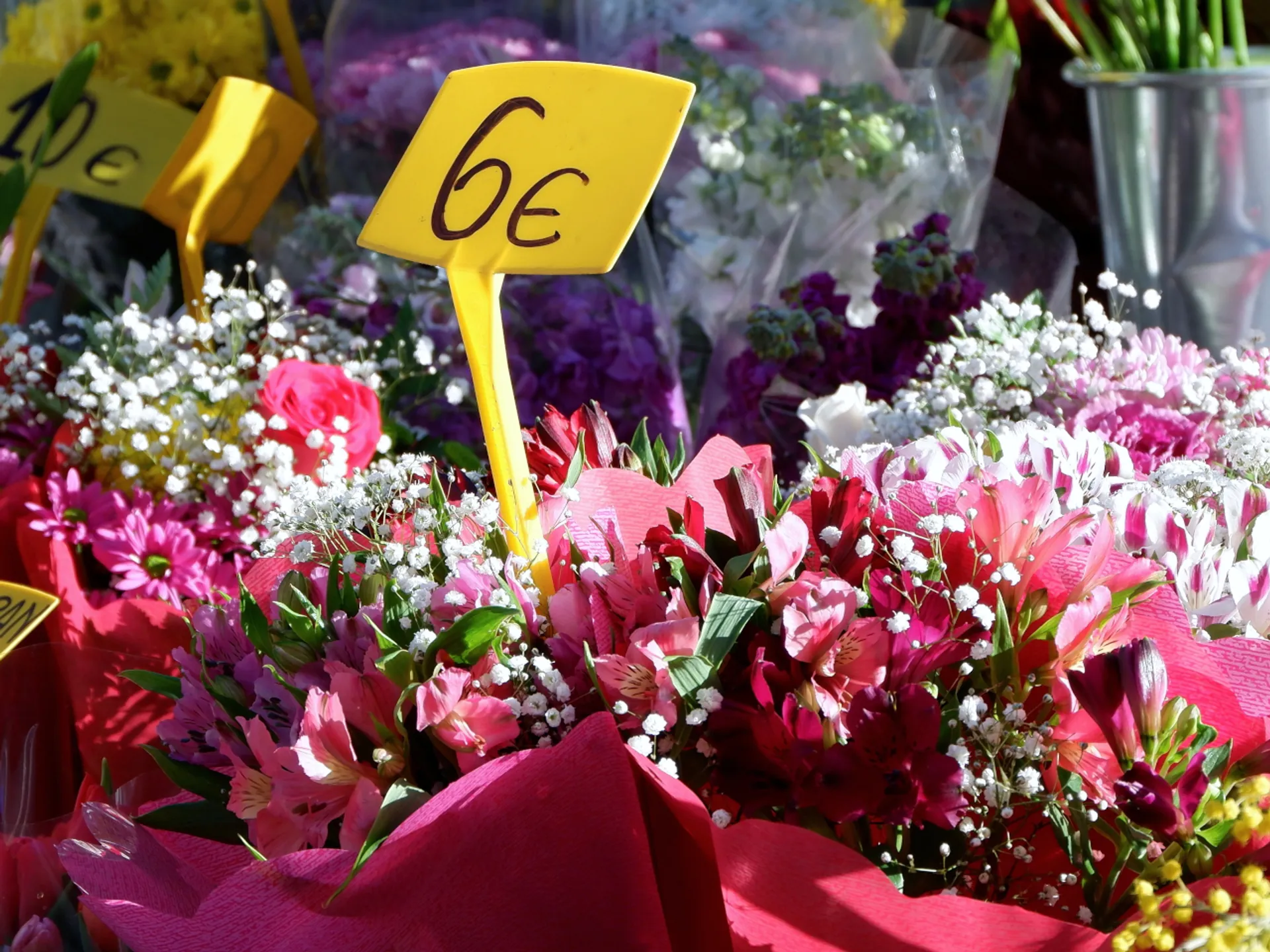 Mercado de Flores en la Plaza Tirso de Molina de Madrid - Plaza Tirso de Molina - Qué ver en Madrid - Guía de Viajes Madrid - Buendía