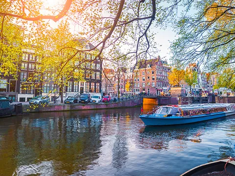 Amsterdam Actividad paseo en barco Azul