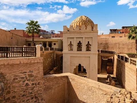 Barrio judío mellah en el casco antiguo de Marrakech