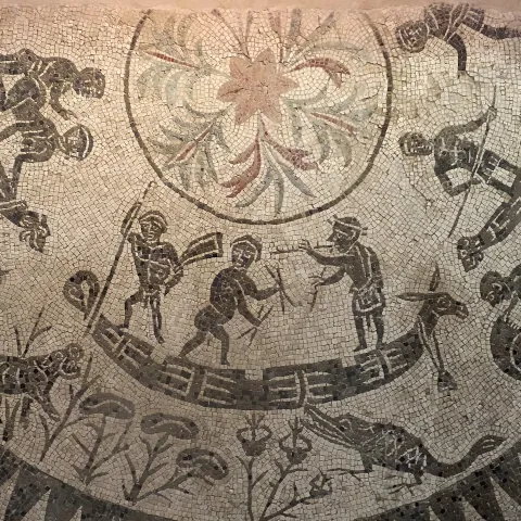 Mosaico Nilotic en el Palazzo Massimo - Palazzo Massimo - Museos de Roma - Qué ver en Roma - Guía de Viajes Roma - Buendía Tours