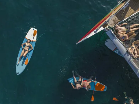 Paseo en catamarán por la bahía de Alcudia