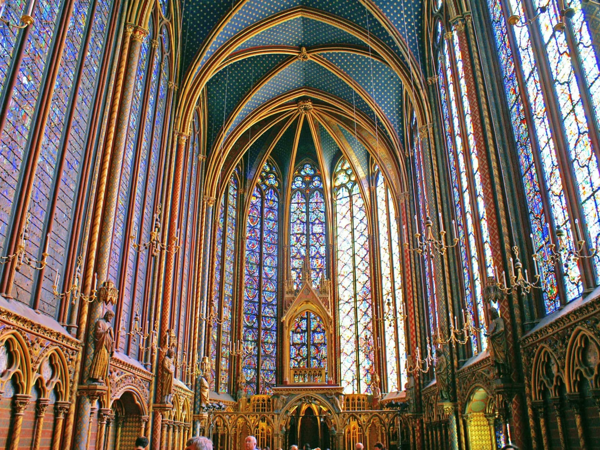 Vidrieras de la Sainte Chapelle en París