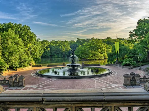 Fuente Bethesda en Central Park, Nueva York, Estados Unidos